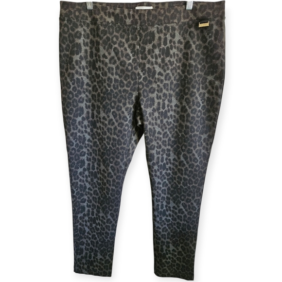 Calvin Klein Leopard Print Leggings/ Pants Size XL. - Picture 1 of 7